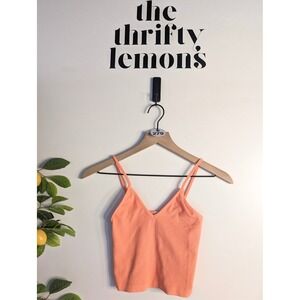 Nikibiki Green Ribbed Cropped Tank OS